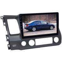 Штатная магнитола 10 дюймов для Honda Civic 2008 - 2012 гг. левый руль MEKEDE M150S 2295-6199 Android 12 2+32 Gb 